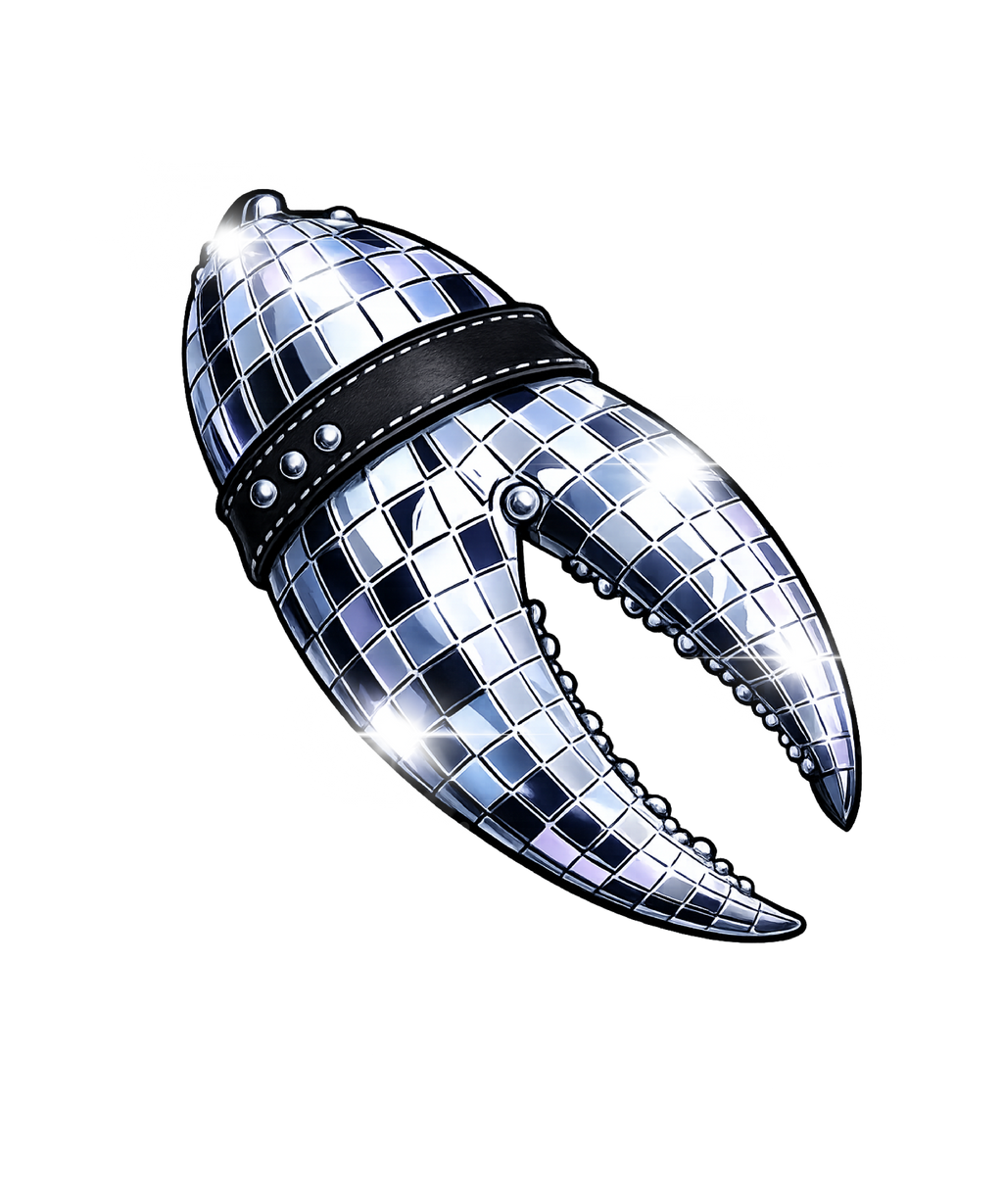 Disco Claw T-Shirt - Cropable
