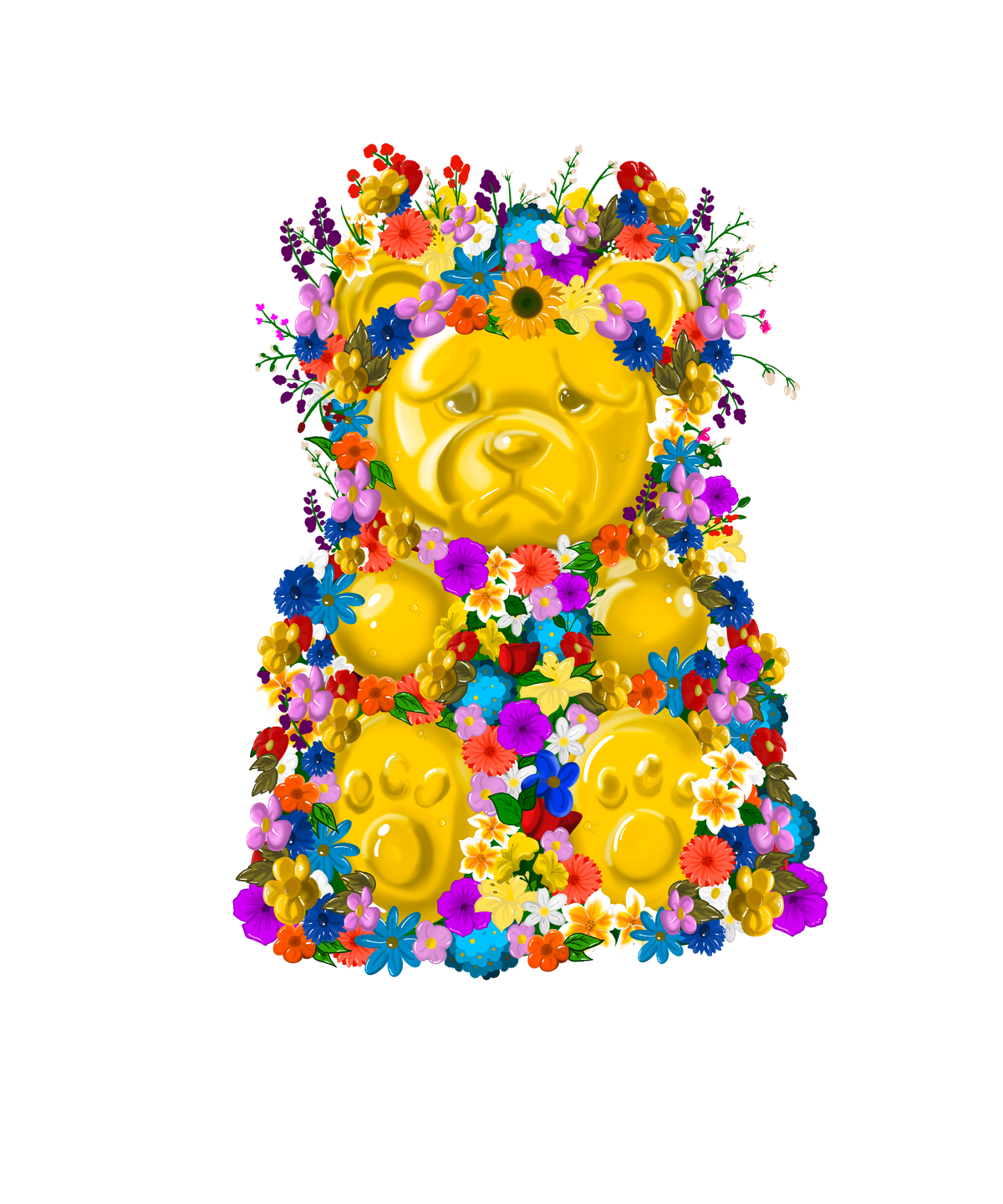 Midsommar Gummy Bear T-Shirt - Cropable